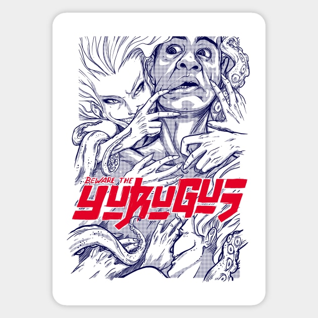 Beware the yurugus Sticker by dracoimagem